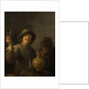 Two Boors drinking by David the Younger Teniers