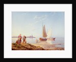 Fishing Boats off the Shore, 1887 by Pieter Cornelis Dommerson