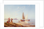 Fishing Boats off the Shore, 1887 by Pieter Cornelis Dommerson