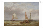 Fishing Boats at Sea by Abraham Hulk