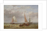 Fishing Boats at Sea by Abraham Hulk
