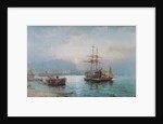 Scarborough Harbour by William A. Thornley or Thornbery