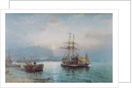 Scarborough Harbour by William A. Thornley or Thornbery