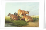 Cattle in a Landscape by Thomas Sidney Cooper