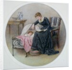 A Goodnight Story by George Goodwin Kilburne