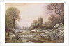Worcester from the South West in the Snow, c.1875 by Charles Leaver
