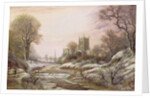 Worcester from the South West in the Snow, c.1875 by Charles Leaver