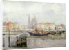 SS. Petrus en Pauluskerk and the Vissers Quay in Ostend by Paul Mathieu