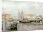 SS. Petrus en Pauluskerk and the Vissers Quay in Ostend by Paul Mathieu