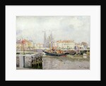 SS. Petrus en Pauluskerk and the Vissers Quay in Ostend by Paul Mathieu