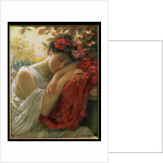 Woman Dreaming by Thomas Benjamin Kennington