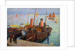 Boats in the Bay of St. Malo, c.1910 by Henri Jean Guillaume Martin