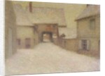 Snow, the Old Village, Gerberoy, 1902 by Henri Eugene Augustin Le Sidaner
