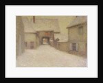Snow, the Old Village, Gerberoy, 1902 by Henri Eugene Augustin Le Sidaner