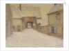 Snow, the Old Village, Gerberoy, 1902 by Henri Eugene Augustin Le Sidaner