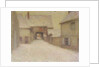 Snow, the Old Village, Gerberoy, 1902 by Henri Eugene Augustin Le Sidaner