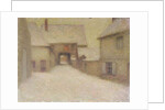 Snow, the Old Village, Gerberoy, 1902 by Henri Eugene Augustin Le Sidaner