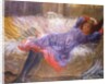 Girl Reclining on Sofa by Philip Wilson Steer