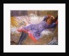 Girl Reclining on Sofa by Philip Wilson Steer