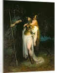 Wotan Bidding Farewell to Brunhilde, 1908 by Ferdinand Leeke
