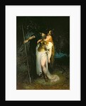 Wotan Bidding Farewell to Brunhilde, 1908 by Ferdinand Leeke