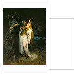 Wotan Bidding Farewell to Brunhilde, 1908 by Ferdinand Leeke