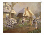 Cottages on the Frosty Afternoon by George Clausen