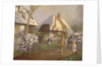 Cottages on the Frosty Afternoon by George Clausen
