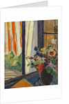 Flowers before a window, c.1930 by Mildred Bendall