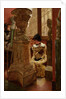 In The Louvre, 1883-5 by James Jacques Joseph Tissot
