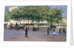 Promenade on a Sunday afternoon, Paris by Jean Beraud
