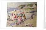 Beach Scene, c.1925 by Ernest Procter