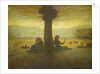 A Shepherd and Shepherdess resting beneath a Tree, c.1905 by Giuseppe Pellizza da Volpedo