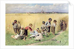 The Route to School by Emile Claus