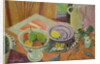 Pottery and Fruit on a Table by Mildred Bendall