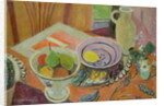 Pottery and Fruit on a Table by Mildred Bendall