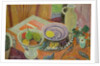 Pottery and Fruit on a Table by Mildred Bendall