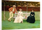 The Tennis Match by John Lavery