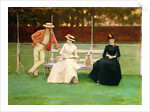 The Tennis Match by John Lavery