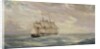 British Ship on the High Seas, 1876 by Isaac Walter Jenner