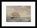 British Ship on the High Seas, 1876 by Isaac Walter Jenner