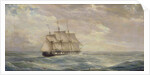 British Ship on the High Seas, 1876 by Isaac Walter Jenner