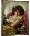 Portrait of a Woman, c.1890 by Edwin Thomas Roberts