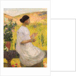 The Blue Dress, 1917 by Henri Jean Guillaume Martin