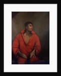 Portrait of a Slave in Chains by English School