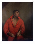 Portrait of a Slave in Chains by English School