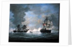 The action between U.S Frigate 'United States' and the British frigate 'Macedonian' off the Canary Islands on October 25th, 1812 by Richard Willis