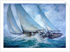Classic Yacht - 'Twixt Wind and Water' by Richard Willis