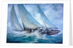 Classic Yacht - 'Twixt Wind and Water' by Richard Willis