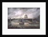 St. Paul's Cathedral from the Southwark Bank, Doggett Coat and Badge Race in Progress by Richard Willis